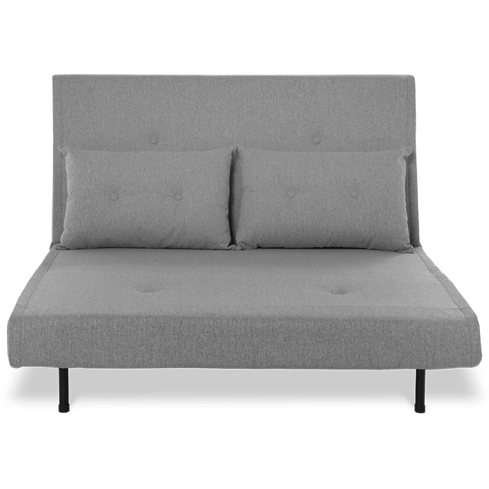 Futon Tela Gris Claro Satek | Sofá Cama y Futones | salas